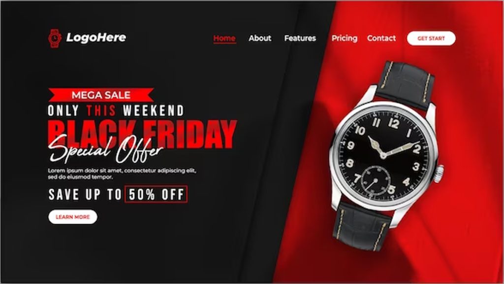 طراحی سایت ساعت فروشی
