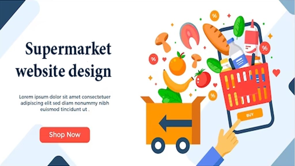 طراحی سایت سوپر مارکت
